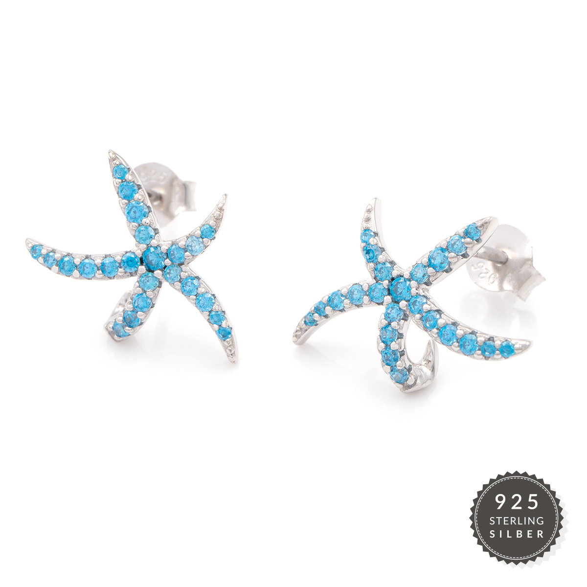 Ohrstecker Turquoise Sea Star