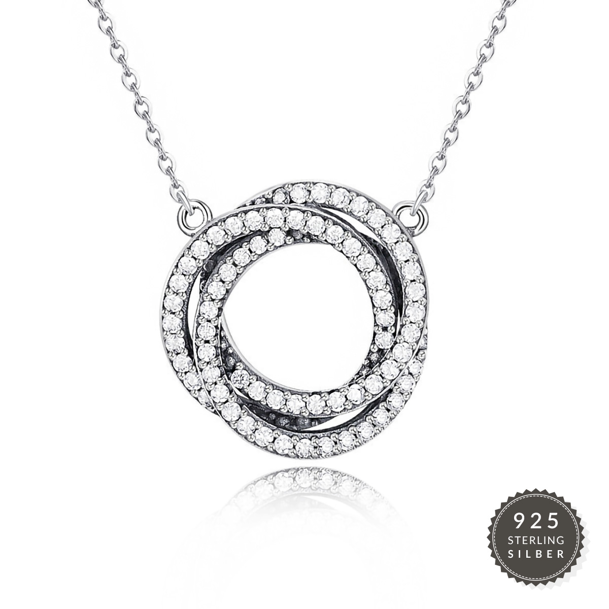 Halskette Diamond Circles