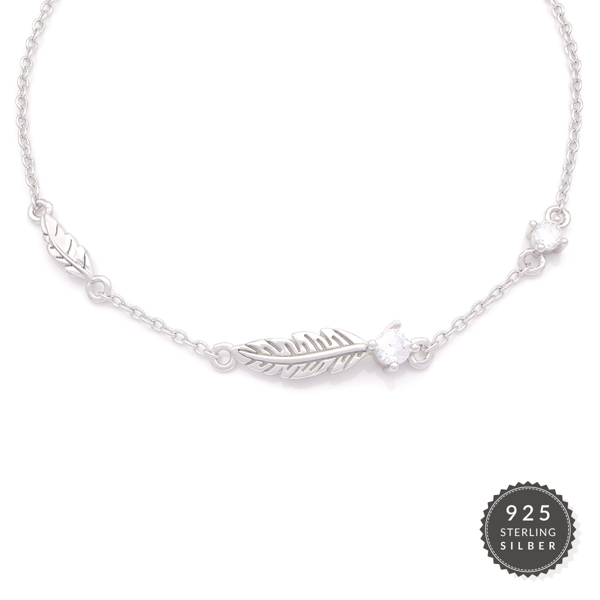 Armkette Silver Feather